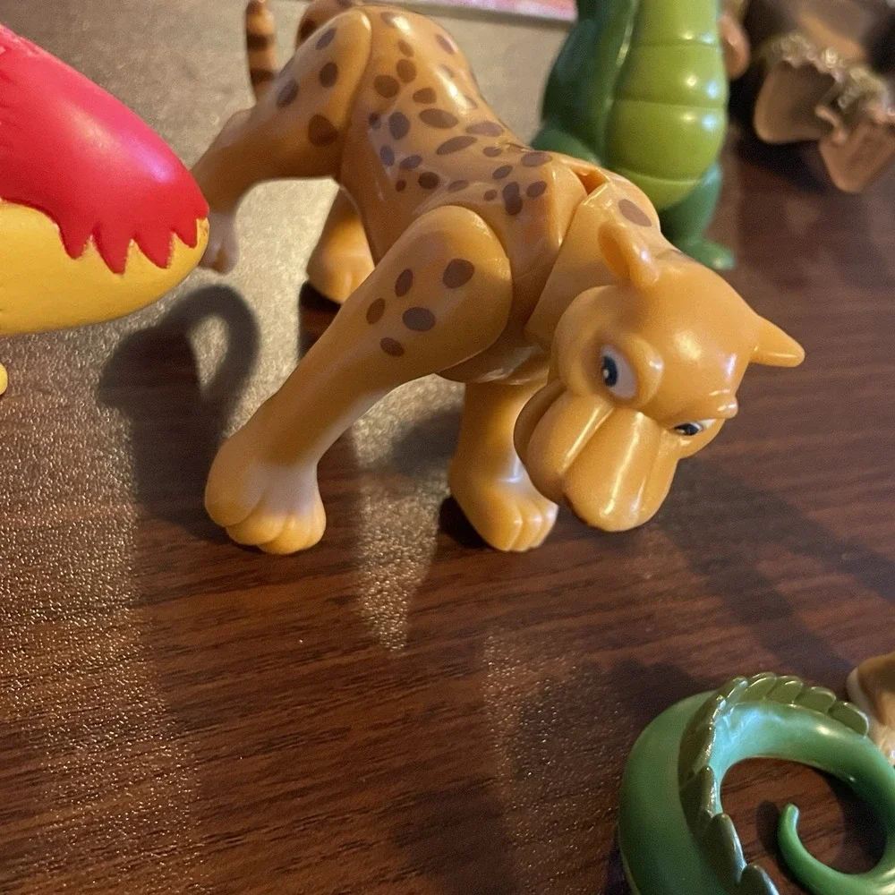 Rainforest Cafe Animals Lot of 6 Posable Action Figures RFC Vintage Loose Figure
